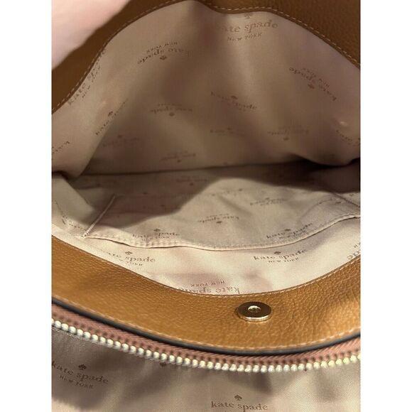 Kate Spade New York Monet Large Triple Compartment Pebbled Leather Tote 910 - Picture 8 of 10